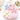Flower Puffy Fleece Dog Cat Dress Harness
