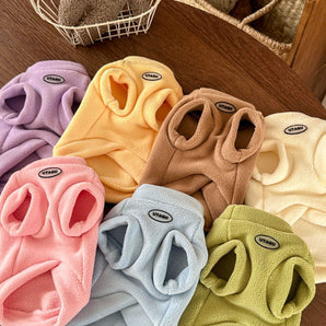Fleece Warm Solid Color Dog Cat Hoodie
