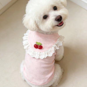 Sweet Collar Decor Heart Dog Cat Vest