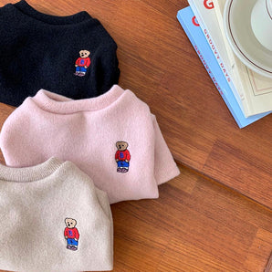 Casual Teddy Printed Dog Cat Sweater