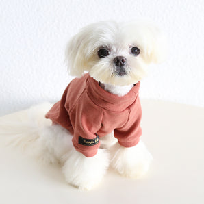 Solid Color Long Sleeve Cotton Dog Cat Pullover