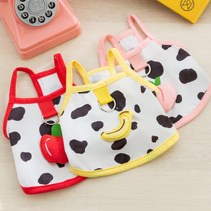 Cute Fruit Decor Dog Vest Harness