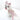 Elegant Pearl Dog Cat Cape Bow Leash Set