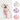 Reflective Plaid Pattern Furry Dog Harness&Leash