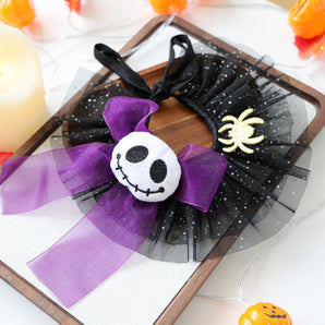 Halloween Decor Lace Mesh Dog Cat Collar