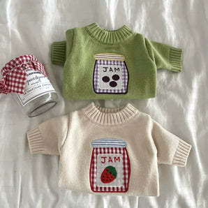 Fruit Jam Pattern Dog Cat Sweater