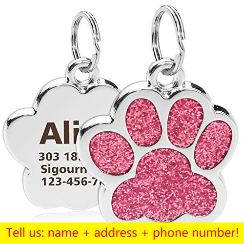 TagWorks® Sport Collection Heart Personalized Pet ID Tag, dog ID Tags